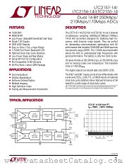 LTC2156-14 datasheet pdf Linear Technology