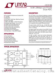 LTC2188 datasheet pdf Linear Technology