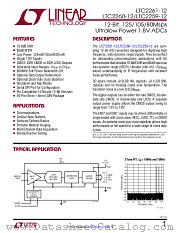 LTC2261-12 datasheet pdf Linear Technology