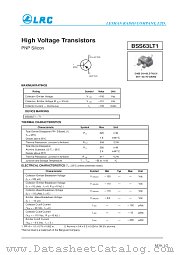 BSS63LT1 datasheet pdf Leshan Radio Company