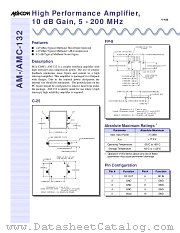 AMC-132SMA datasheet pdf Tyco Electronics
