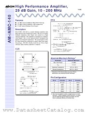 AM-AMC-140 datasheet pdf Tyco Electronics