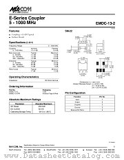 EMDC-13-2 datasheet pdf Tyco Electronics