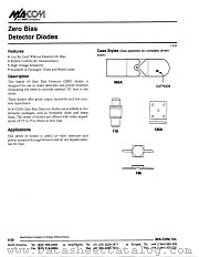 MA4E932B datasheet pdf Tyco Electronics