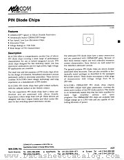 MA4P303-134 datasheet pdf Tyco Electronics