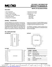 MX27C8000ATC-15 datasheet pdf Macronix International