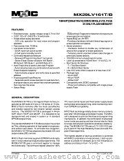 MX29LV161TTC-90 datasheet pdf Macronix International