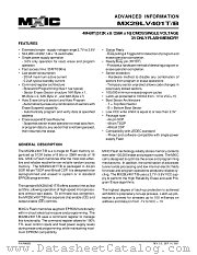 MX29LV401TTC-90 datasheet pdf Macronix International