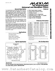 MAX264 datasheet pdf MAXIM - Dallas Semiconductor