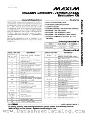 MAX3296LWEVKIT datasheet pdf MAXIM - Dallas Semiconductor