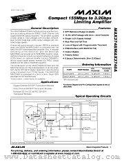 MAX3748A datasheet pdf MAXIM - Dallas Semiconductor