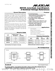 MAX6145 datasheet pdf MAXIM - Dallas Semiconductor