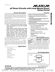 MAX6445 datasheet pdf MAXIM - Dallas Semiconductor