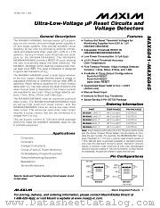 MAX6842 datasheet pdf MAXIM - Dallas Semiconductor