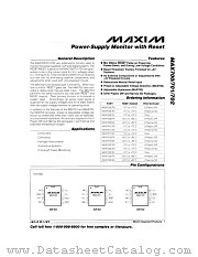 MAX701 datasheet pdf MAXIM - Dallas Semiconductor