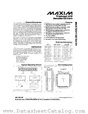 MAX7233 datasheet pdf MAXIM - Dallas Semiconductor
