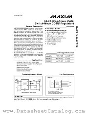 MAX726 datasheet pdf MAXIM - Dallas Semiconductor