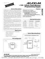 MAX734 datasheet pdf MAXIM - Dallas Semiconductor