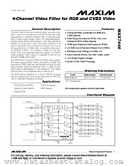 MAX7446 datasheet pdf MAXIM - Dallas Semiconductor