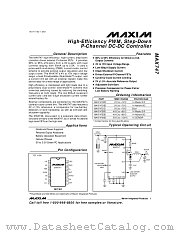 MAX747 datasheet pdf MAXIM - Dallas Semiconductor