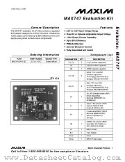 MAX747EVKIT datasheet pdf MAXIM - Dallas Semiconductor
