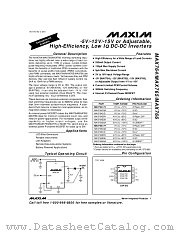 MAX766 datasheet pdf MAXIM - Dallas Semiconductor