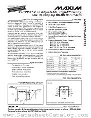 MAX772 datasheet pdf MAXIM - Dallas Semiconductor