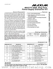 MAX774IRGEVKIT datasheet pdf MAXIM - Dallas Semiconductor