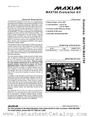 MAX796EVKIT datasheet pdf MAXIM - Dallas Semiconductor