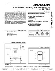 MAX834 datasheet pdf MAXIM - Dallas Semiconductor