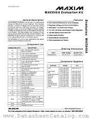 MAX846AEVKIT datasheet pdf MAXIM - Dallas Semiconductor