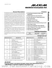 MAX8533EVKIT datasheet pdf MAXIM - Dallas Semiconductor