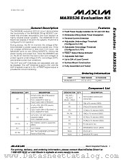 MAX8536EVKIT datasheet pdf MAXIM - Dallas Semiconductor