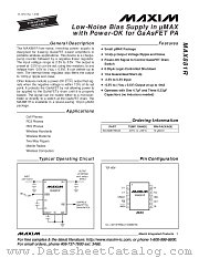 MAX881R datasheet pdf MAXIM - Dallas Semiconductor