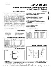 MAX8885 datasheet pdf MAXIM - Dallas Semiconductor