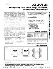 MAX9021 datasheet pdf MAXIM - Dallas Semiconductor