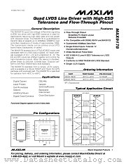 MAX9178 datasheet pdf MAXIM - Dallas Semiconductor