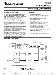 ML2375 datasheet pdf Micro Linear