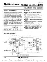 ML4536 datasheet pdf Micro Linear