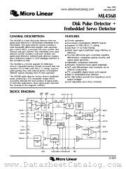 ML4568 datasheet pdf Micro Linear