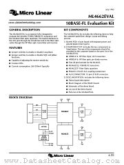 ML4662EVAL datasheet pdf Micro Linear