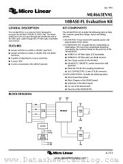 ML4663EVAL datasheet pdf Micro Linear