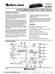 ML4864 datasheet pdf Micro Linear