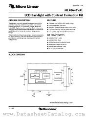 ML4864 datasheet pdf Micro Linear