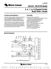 ML511 datasheet pdf Micro Linear