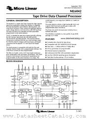 ML6042 datasheet pdf Micro Linear