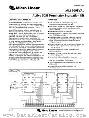 ML6509EVAL datasheet pdf Micro Linear