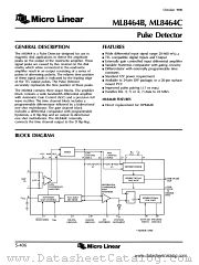 ML8464C datasheet pdf Micro Linear