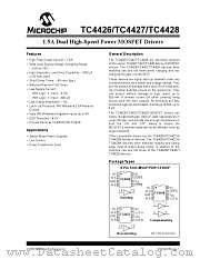 TC4427 datasheet pdf Microchip
