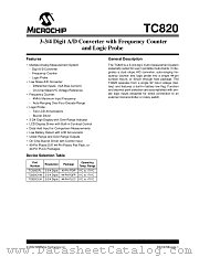 TC820 datasheet pdf Microchip